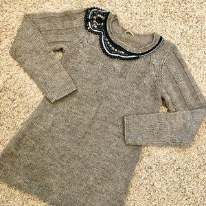Gianni Bini cable knit beaded sweater